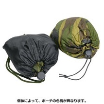 オランダ軍放出品 バックパックカバー 防水 収納ポーチ付き [ Sサイズ/ウッドランド / 可 ] オランダ陸軍 雨具_画像5