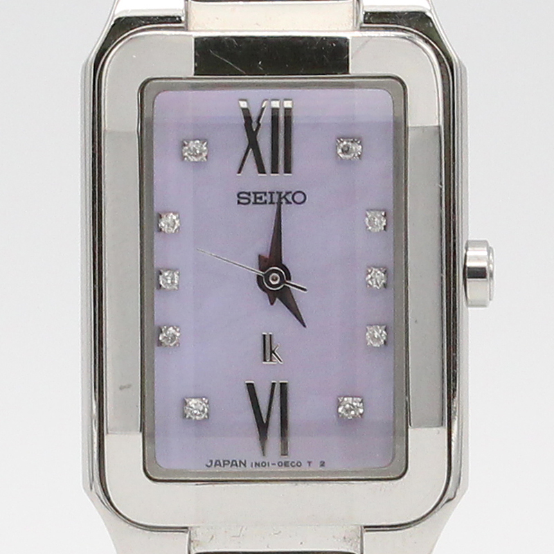 ストアイチオシ セイコールキア 美品 10Pダイヤモンド レディース ジュエリークォーツ 腕時計(アナログ)
