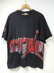 DEAD STOCK デッド？ USA アメリカ 製 90s ビンテージ NIKE AIR JORDAN ナイキ エア ジョーダン グッド デザイン プリント Tシャツ L 80s