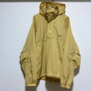  America old clothes Catalinaano rack Parker nylon jacket yellow men's S size [Z28]