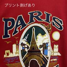 アメリカ古着　半袖Tシャツ　PARIS エッフェル塔　コットン　フランス　メンズXS　【E183】_画像6