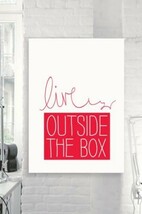 THE MOTIVATED TYPE | LIVE OUTSIDE THE BOX | A3 アートプリント/ポスター_画像1