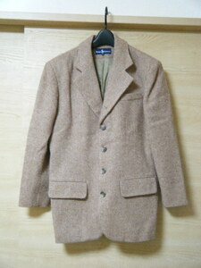 Ralph Lauren　ツイードウールジャケット　サイズ7　B9069　ベージュ　レディース