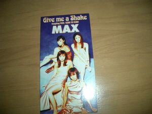 ▲美品！即決▲MAX「Give me a Shake 」▲8cmCD 激レア▲