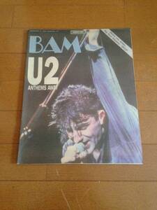 【即決】BAM music paper / vintage 1984 U2　希少品　ロック＆ポップミュージック