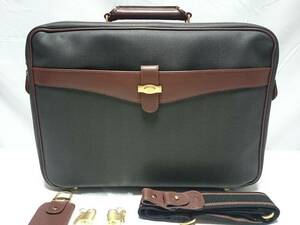 ダンヒル　dunhill　ブリーフケース　LI8800B　チェックライナー　超美品！！