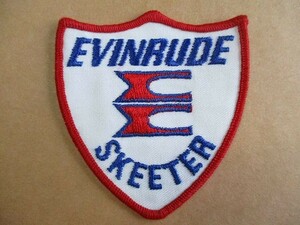 90s EVINRUDE SKETTER ボート 海 マリン ビンテージ 刺繍 ワッペン アメリカ USA パッチ