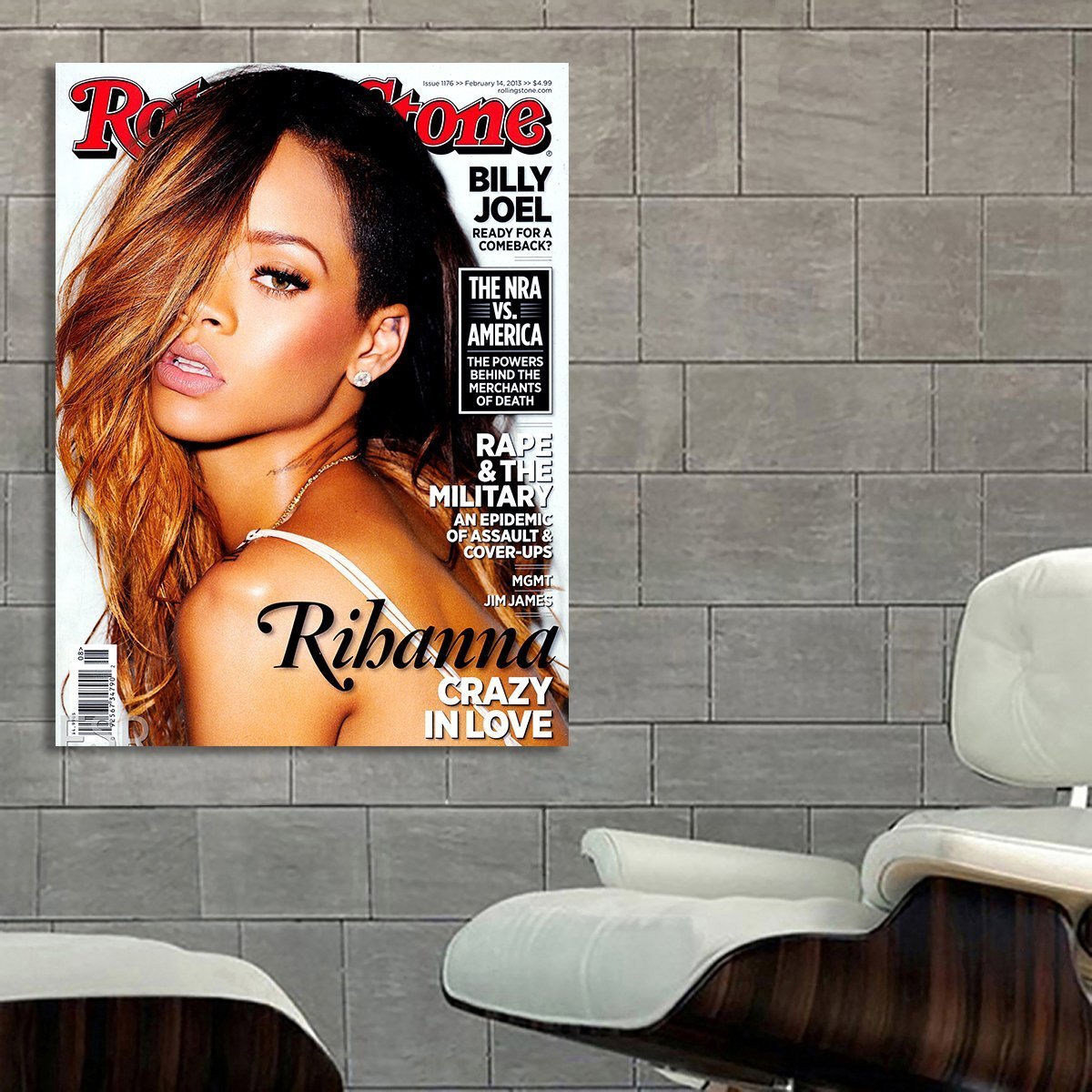 Rihanna リアーナ ポスター ボード パネル フレーム 70x50cm 海外 R&B