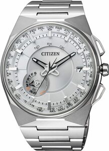  out of print goods!!CITIZEN/ Citizen Atessa Eko-Drive satellite electro-magnetic wave clock men's wristwatch satellite wave CC2001-57A