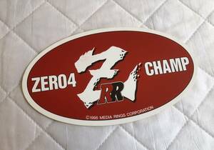 ☆ステッカー☆人気ゲーム ZERO4CHAMP RR-Z☆ 　「ZERO 4 CHAMP RR-Z（ゼロヨンチャンプ RR-Z）」 イメージ ロゴステッカー　【非売品】