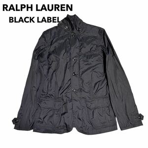 RALPH LAUREN BLACK LABEL ラルフローレンブラックレーベル ナイロン ミリタリージャケット スタンドカラー M