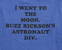 BUZZ×PEANUTSロングTシャツ「ASTRONAUT」◆BUZZ RICKSON'S ブルーLサイズ BR69076 バズリクソンズ スヌーピー ピーナッツ_画像3