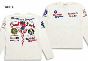 5th Air ForceロングTシャツ◆TEDMAN/テッドマン ホワイトXLサイズ（サイズ44）TDLS-349 エフ商会 efu 長袖 ミリタリー