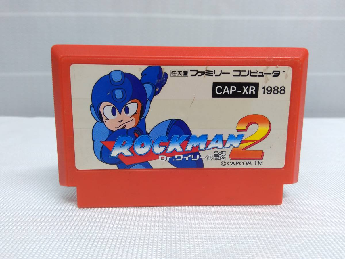 ファミコン 任天堂 カプコン ロックマン 箱 説明書付き-