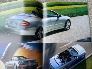 ☆ ‘04 CLKクラス カタログ　200/240/320/320カブリオレ/CLK55 Mercedes Benz 36ページ☆