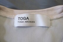 ●トーガ アーカイブス 1 半袖 ノースリーブ カットソー TOGA 切替 Tシャツ ポロシャツ 半袖 ブラウス_画像2