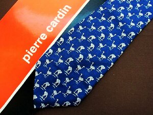 ♪6111D♪状態並品【ダチョウ 鳥 柄】ピエールカルダン【pierre cardin】ネクタイ