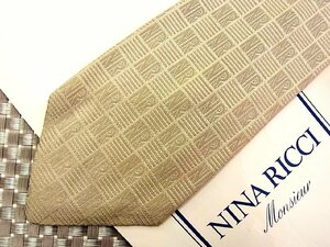 ♪28515C♪良品【フォーマル 白】ニナリッチ【NINA RICCI】ネクタイ