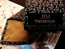 ♪2483C♪良品【象 ぞう 動物 柄】ジムトンプソン【JIM THOMPSON】ネクタイ_画像2