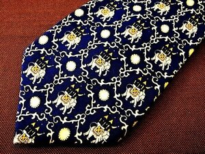 !2729D! condition staple product [... animal pattern ] Valentino [VALENTINO] necktie 