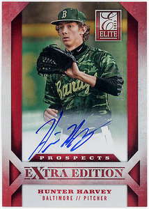 NATIONALS右腕▲HUNTER HARVEY/2013 PANINI ELITE EXTRA直書サインPROS #499!