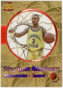 GEORGIA TECH△ステフォン・マーブリーSTEPHON MARBURY/1996-97 PACIFIC POWER JUMP BALL!