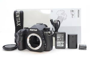 極上美品★PENTAX ペンタックス K-3 Mark III ボディ ブラック APS-Cデジタル一眼レフカメラ★元箱付き 080100