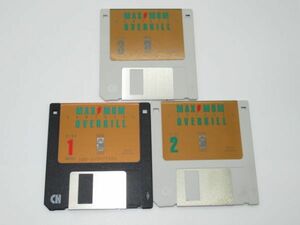 O 12-7 ゲームソフト IBM COMANCHE MAXMUM OVERKILL DISK1～3 3.5インチ フロッピー ディスク FD 3枚セット アクションゲーム