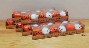 [ unused ] pumpkin pumpkin ghost candle 6ko entering / box 6 box Set autumn new goods *