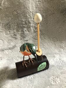 Art hand Auction Резьба из нефритовой птицы и ушной вкладыш, Изделия ручной работы, интерьер, разные товары, орнамент, объект