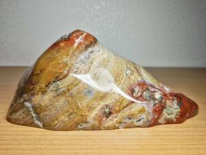 【津軽産】◆2.4kg◆ 錦石 ジャスパー 原石 碧玉 風水 開運 誕生石 鑑賞石 自然石 天然石 紋石 水石 鉱物 置物 