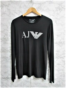 ☆ARMANI JEANS アルマーニジーンズ プリント ロゴ ロンT 長袖 Tシャツ/メンズ/XL☆新作モデル