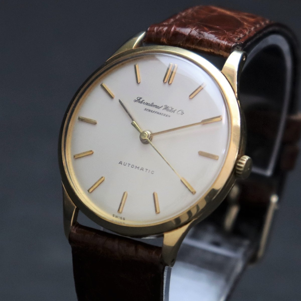 IWCヴィンテージ金無垢K18/750/13.5g 婦人手巻時計 en