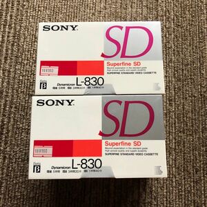 SONYベータ用ビデオテープ SD L-830 10本
