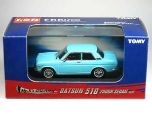 トミカエブロ 1/43 DATSUN 510 2ドアセダン Mr.K Ver ブルー