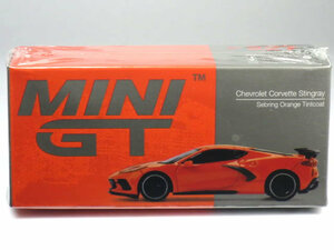 MINI GT 1/64 シボレー コルベット スティングレイ 2020 セブリングオレンジ ティントコート (左ハンドル) (MGT00227-L)
