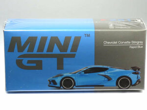 MINI GT 1/64 シボレー コルベット スティングレイ 2020 ラピッドブルー (左ハンドル) (MGT00251-L)