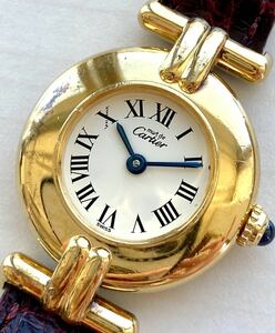 1円〜 S Cartier カルティエ マストコリゼ 590002 純正ベルト 尾錠 付属品 箱 レディース 腕時計11275873の商品画像