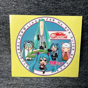 Не продается ■ Super GT 2009 ■ NO808 ■ Racing Miku ■ Наклейка ■ Hatsune Miku ■ Good Smile Racing ■ GSR