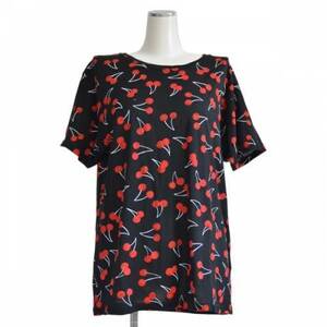 SAINT LAURENT PARIS sun rolan Paris Cherry T-shirt cut and sewn R2A-193788