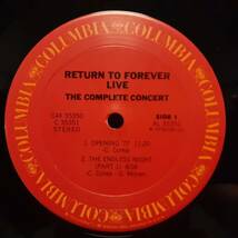 米オリジ4LPマト枝1A！Return To Forever, Chick Corea /Live The Complete Concert 78年 COLUMBIA C4X35350 Stanley Clarkeチック・コリア_画像2