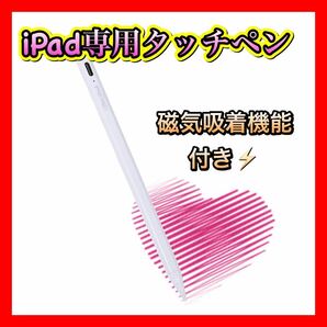 タッチペン iPad専用 高精度 傾き感知 簡単接続 太さ調整