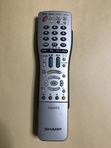 シャープ アクオス テレビ リモコン GA765WJSA 保証あり ポイント消化 即決 スピード配送