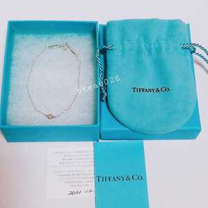  free shipping [ ultimate beautiful goods ] Tiffany * L sa Pele ti diamond * visor yard 0.05ct bracele silver TIFFANY&Co. prompt decision 