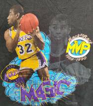 BACK TO BACK MVP 1989・1990 MAGIC JOHNSON SALEM 90 ビンテージTシャツ_画像2