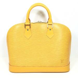 ▼LOUIS VUITTON ルイヴィトン M52149 エピ アルマMM ハンドバッグ タッシリイエロー 黄色 ゴールド金具 手提げ 手持ち カバン レディース