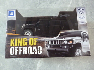 正規ライセンス RC HUMMER H2 WILD BOX KING OF OFFROAD (ブラック/未使用) ハマー オフロード ラジコン 27MHz フルファンクション