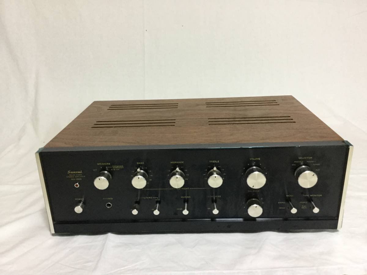 整備品】SANSUI サンスイ AU-666 プリメインアンプ-
