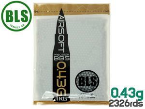 BLS-P-043G1KG　BLS Ultimate Heavy Precision 精密プラスティックBB弾(+SUS) 0.430g 2326発(1kg)