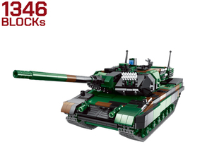 M0095P　AFM レオパルト2A6 主力戦車 1346Blocks